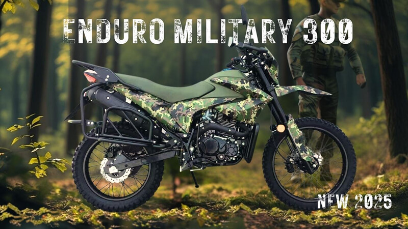 Испытай мощь: суровый ENDURO Millitary 300 вышел на тропу войны с бездорожьем Испытай мощь: суровый ENDURO Millitary 300 вышел на тропу войны с бездорожьем